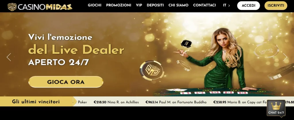 Perché scegliere Casino Midas
