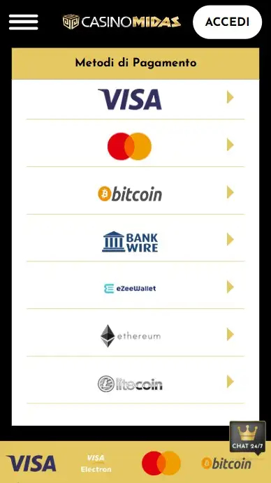 Depositi: metodi, conferme e tempi